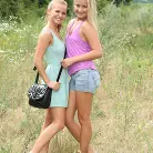 Bella Baby in 'Wild Fucking in The Woods With Teen Lesbians Bella Baby and Cayla Lyons'