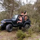 Claudia Rossi in 'Sharing Dick Outdoors'