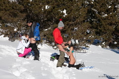 Haley Hill - Verona Sky and Haley Hill Have an orgy on the snow | Picture (2)
