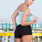 Kira Queen in 'Kira Queen exhibits her Big Natural Tits to Have Interracial Sex by the Sea'