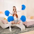 Lesya Milk in 'Lesya Milk and Nansy Small, Hot Cheerleaders Fuck the Captain'