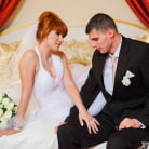 Lucy Bell in 'Talk about here CUMS the bride'