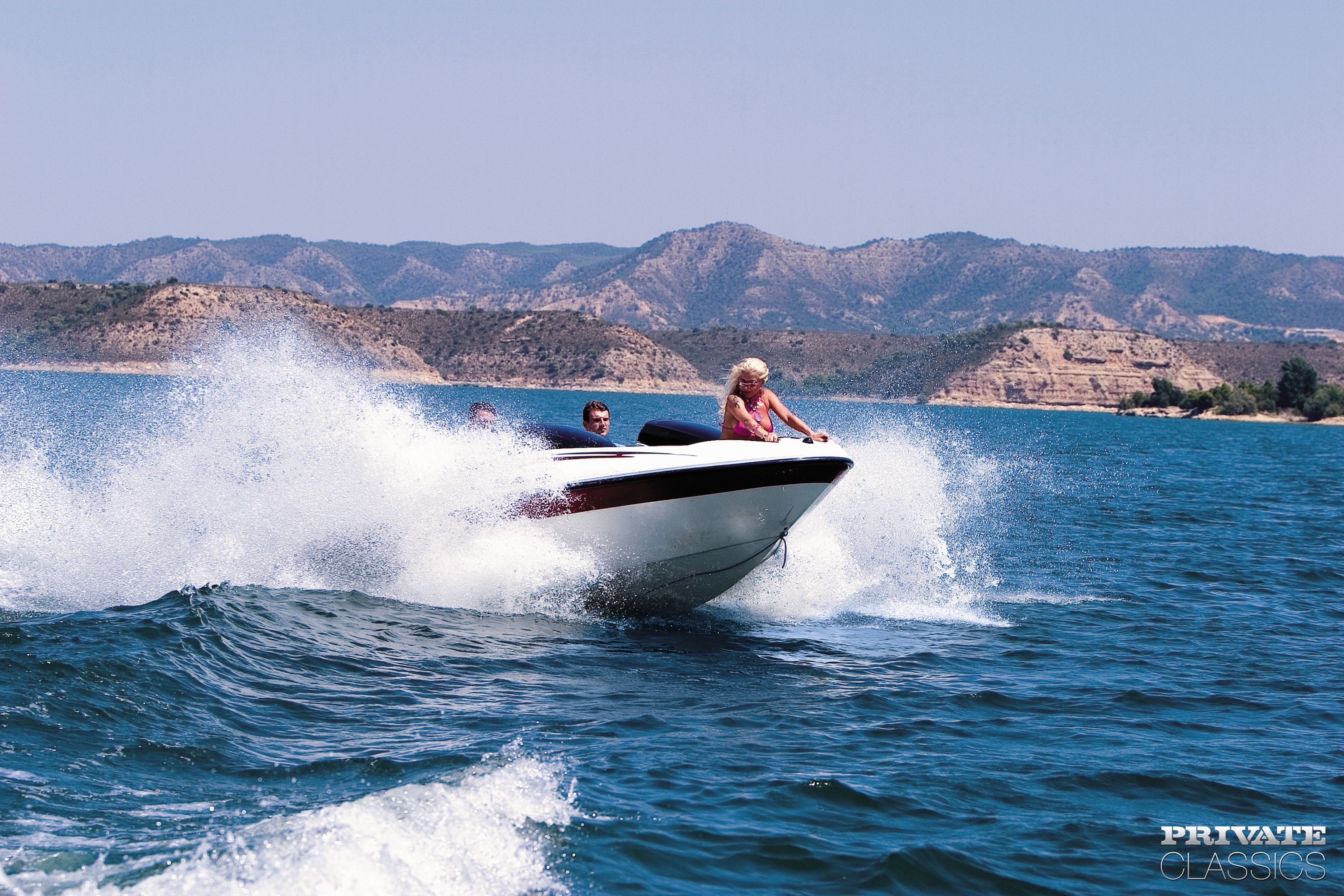 Stacy Silver in the Boat