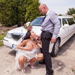 Cheating bride gets fucked
